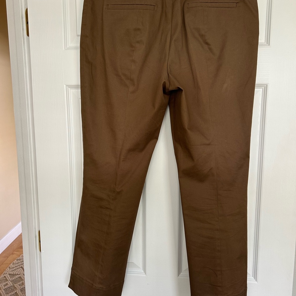 Prada Cotton Stretch Straight Leg Pant Size 48 Italy 12 US - Picture 2 of 13